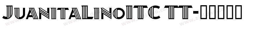 JuanitaLinoITC TT字体转换